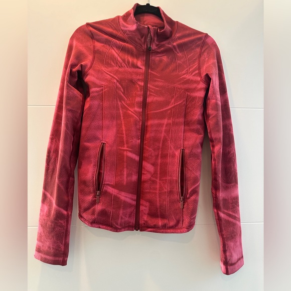 Lululemon Ebb street define jacket Chianti workout gym athleisure sporty Yoga 6 - Picture 11 of 17